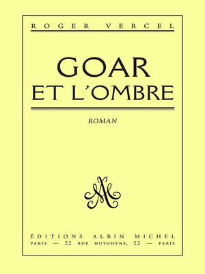 cover image of Goar et l'ombre